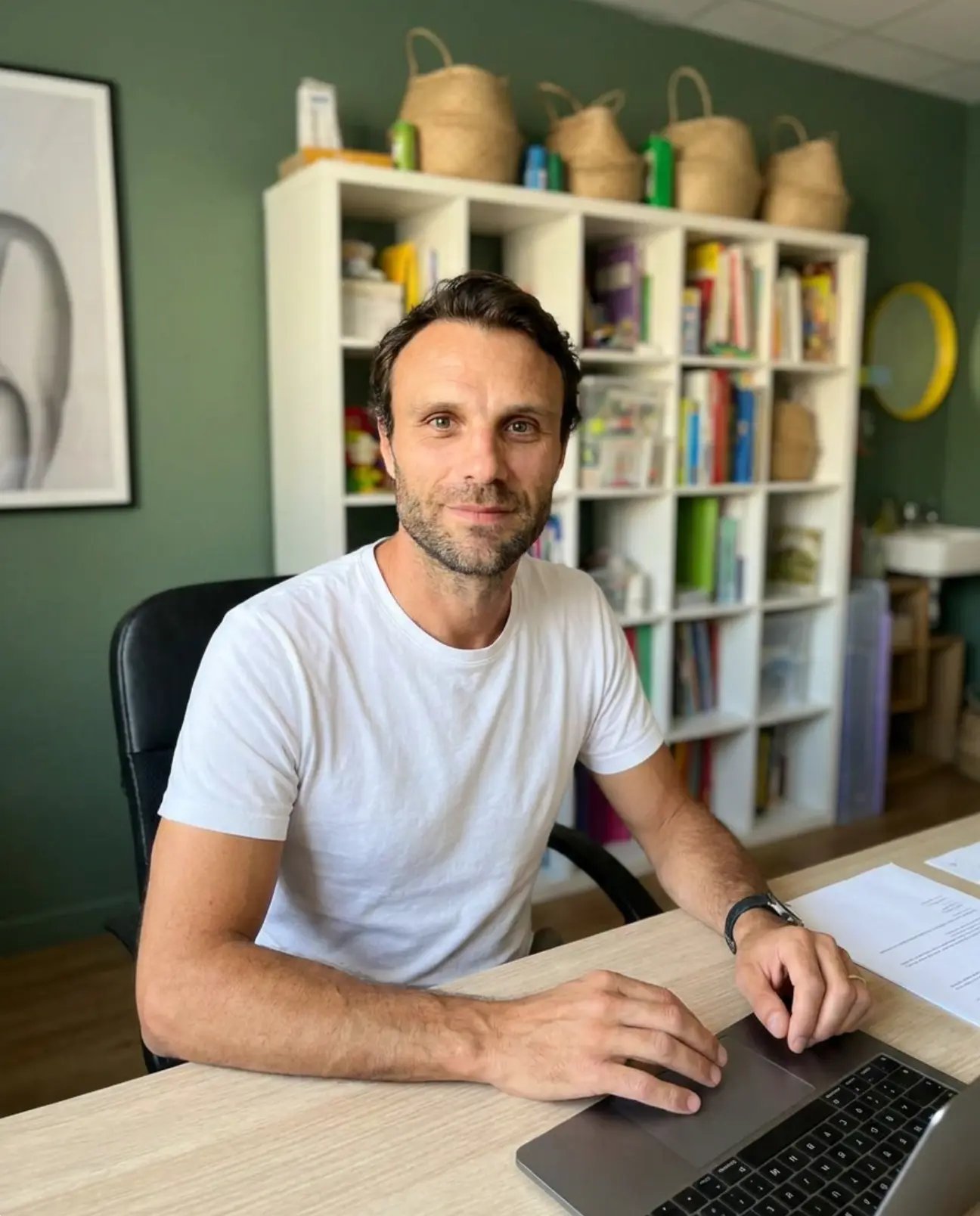 Portrait de Jonathan Franquine, psychomotricien D.E. à Marseille